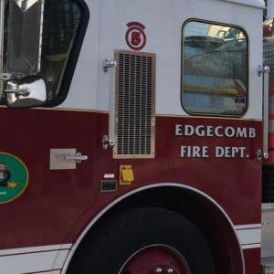 Edgecomb fire truck