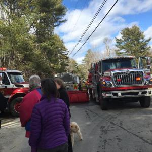 fire, Damariscotta