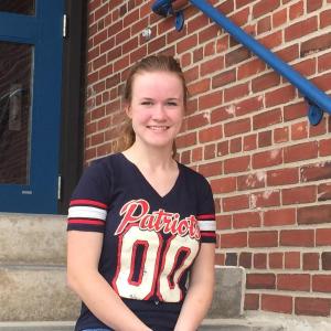 Salutatorian Sinead Miller. KATRINA CLARK/Boothbay Register