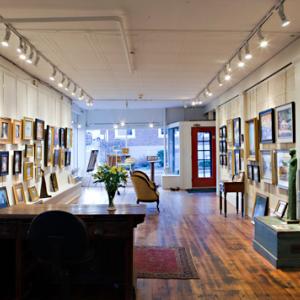 An inside peek at the Sylvan Gallery’s new location at 49 Water St. Courtesy of Sylvan Gallery