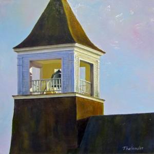 Church Bell, Lilian Thelander, is one of the new works visitors to the Pemaquid Art Gallery will see when the gallery opens for the season on June 8. Courtesy of Pemaquid Group of Artists Church Bell, Lilian Thelander