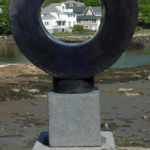 Don J. Meserve’s Sun Ring in basalt