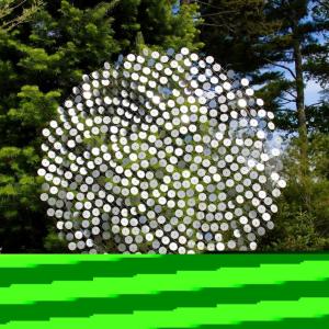 George Sherwood’s “Memory of Fibonacci” is one of his works on exhibit at Coastal Maine Botanical Gardens through Oct. 12. Courtesy of CMBG Memory of Fibonacci George Sherwood