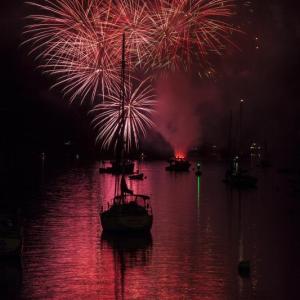 Fireworks donations are needed to bring sights like this one to the Windjammer Days and Fourth of July displays. Courtesy of Mike Leonard