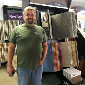 Steve Reynolds recently opened Patriot Flooring, previously Jim’s Carpet. SUZI THAYER/Boothbay Register