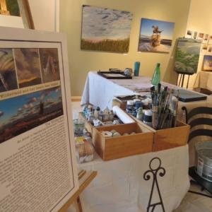 A snapshot of the Wilderland Interactive Exhibit at the Chocolate Church Art Gallery through late July. Courtesy of Jennifer DeChant