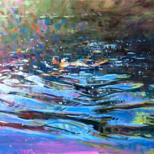 Jessica Ives’ oil “Big Fresh” is one of the artist’s works in the two-week show at The Good Supply in Pemaquid featuring two-dimensional art. Courtesy of Catherine Walton Jessica Ives, “Big Fresh”