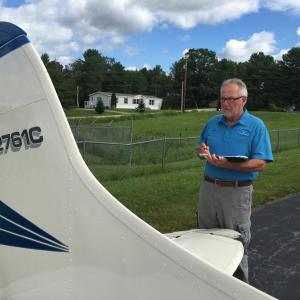 Rick Tetrev, Richard Tetrev, Wiscasset Municipal Airport