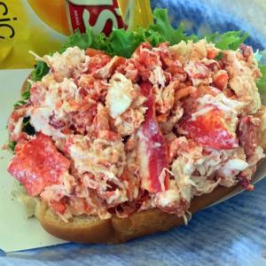 The lobster rolls at Trevett Country Store are almost too big to eat in one sitting, but most people manage to. SUZI THAYER/Boothbay Register