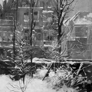 “Holland in Winter,” by Aart Bijl (1885-1962) is on exhibit in Wiscasset Bay Gallery. Look for it during the Wiscasset Art Walk on Aug. 27. Courtesy of Lucia Droby Bijl Aart “Holland in Winter”