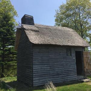The Wattle and Daub House at Colonial Pemaquid