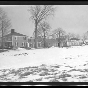 This north-looking view of the 1797 Kenniston house was taken in 1930, during the Teel family ownership of the house. The Teel's used the house as their private residence until 1956. Courtesy of the Teel family and Boothbay Region Historical Society