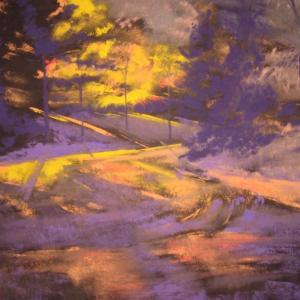 Rebecca Yates Shorb’s pastel paintings are on exhibit at The Lincoln Home beginning Friday, Aug. 21, the date of the Twin Villages ArtWalk. Courtesy of Kim Traina Pastel by Rebecca Yates Shorb