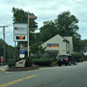 The First Bank located on Oak Street in Boothbay Harbor. KATRINA CLARK/Boothbay Register