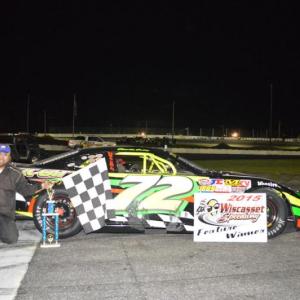 Charlie Colby of Newcastle, winner of the Pro Stock race on Sept. 5. Courtesy of Peter Taylor