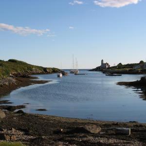 The harbor of Damariscove Island, owned and managed by Boothbay Region Land Trust. Courtesy photo