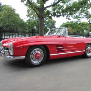 This stunning 1960 Mercedes 300 SL owned by Ray Ayer is a multiple award-winner and will be featured at the Owls Head Transportation Museum’s Foreign Auto Festival Sept. 26-27. Courtesy photo