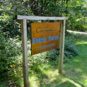 The entrance into the Eaton Farm Preserve on the Ready Point Road, Wiscasset owned and maintained by Chewonki Foundation. The preserve has two trails, the South Loop and North Loop. PHIL DI VECE/Wiscasset Newspaper
