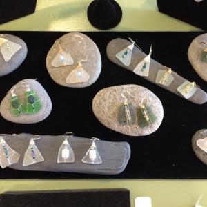 The Sept.18 Damariscotta-Newcastle Twin Villages ArtWalk will include ABOCA Beads, known for its hand made jewelry, some from Maine sea glass and the create your own piece of wearable art opportunity. Courtesy of Jill Rice Aboca Beads, Maine