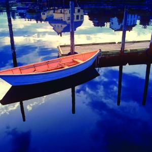 “Cutler Dory” is one of Joe Devenney’s photos in the photography show opening Oct. 24 at the Damariscotta River Grill. Edgecomb artist/photographer Stott Carleson is also part of the exhibit. Courtesy of Kim Traina Joe Devenney “Cutler Dory”
