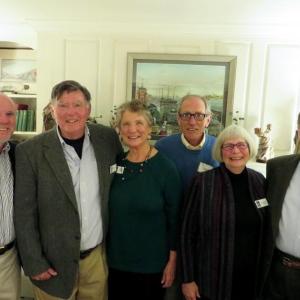 Officers and newly appointed trustees of the Lincoln County Historical Association include, from left, Phil Di Vece, trustee; Ed Kavanagh, president; Christine Hopf-Lovette, secretary; Bill Brewer, treasurer; Merry Fossel, vice president; and Bill Gemmill, trustee. Courtesy photo