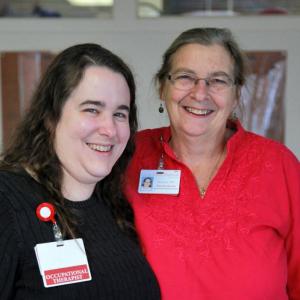 Megan McCartney, LincolnHealth occupational therapist, and Wanda Wilcox, executive director of Chase Point Assisted Living, will host an informational discussion on dementia Nov. 18 at 6 p.m. at Chase Point Assisted Living on the Miles Campus of LincolnHealth. Courtesy of LincolnHealth
