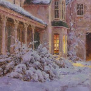 Mitch Billis’ “Snowed In,” is but one of the “Eyecatchers” in Gleason Fine Art’s annual holiday art and gift giving show, Nov. 25 - Jan. 2, 2016. Courtesy of Gleason Fine Art Mitch Billis “Snowed In”