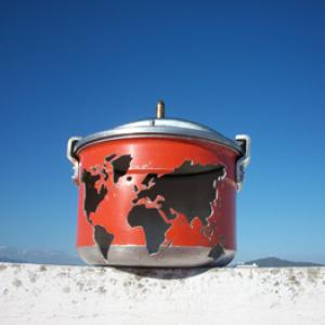 One image from the major African art exhibition, “Earth Matters” at Bowdoin College Museum of Art: “Untitled “/ the series “World Under Pressure,” 2011, aluminum object, by Batoul S’himi, born Morocco. Collection of the artist. “Untitled “/ the series “World Under Pressure,” 2011, aluminum object, by Batoul S’himi, born Morocco. Collection of the artist