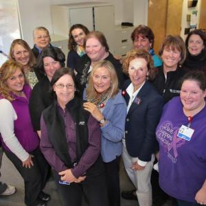 Miles & St. Andrews Home Health & Hospice nurses, therapists, counselors and home care assistants gather to celebrate care provided to 827 local residents last year. Courtesy of LincolnHealth