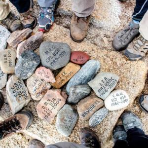 Stones for The Summit Project. Courtesy of Dan Welch and The Summit Project