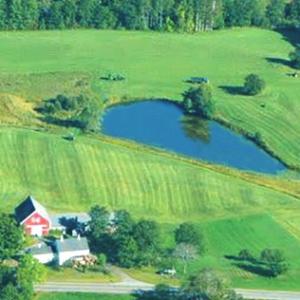 Arial view of the Chapman farm purchased by the nonprofit Inn Along the Way. Courtesy photo