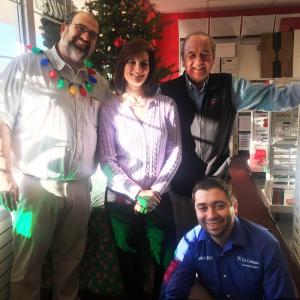 From left, Tom Dewey, Leisha MacDougall, Russell Brackett and Nick Mirabile of Harbor Tech Solutions. SUZI THAYER/Boothbay Register