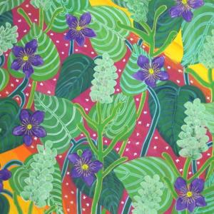 Edgecomb based artist Brady Nickeson’s work above, and works by two of her students, Lise Aubry and Jane Varn, will be exhibited at Rising Tide through February. Courtesy of Brady Nickerson Brady Nickerson Edgecomb ME