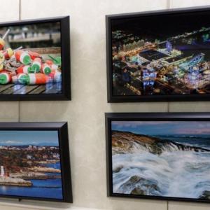 The artistic prints of Dave Cleaveland are now on display at The First, N.A. in Damariscotta through February. Courtesy of The First, N.A. Dave Cleaveland Maine
