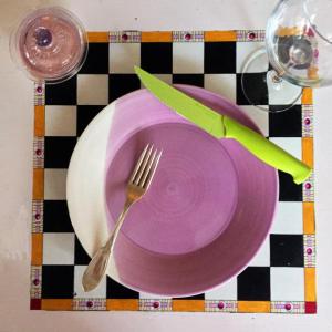 A place setting waits for inspiration. SUZI THAYER/Boothbay Register