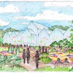 Plans at Coastal Maine Botanical Gardens include the construction of a 20,000 square foot glass conservatory, which would be the largest of its kind in New England. Courtesy photo