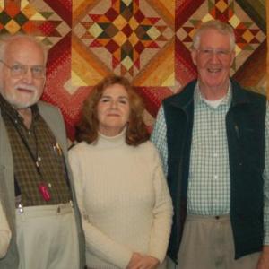 Coastal Senior College supporters Terry Marsh, Paul Kando, Kay Liss, Jack Farlow and Chris Frost meet at Skidompha Library in Damariscotta. ART MAYERS/Boothbay Register