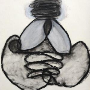 This image is in Cathleen Mahan’s show, “Foreign Bodies,” at River Arts for two more weeks. Courtesy photo Cathleen Mahan