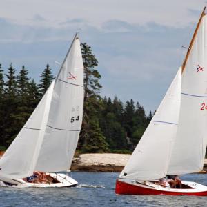 The Boothbay Harbor One Design Sailboat Races will be held on the first day of the 54th Annual Windjammer Days Festival on June 26. Courtesy of Andy Marvin