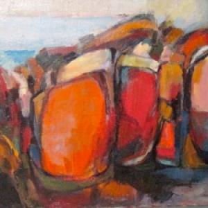 Elena Jahn “Monhegan Red Rocks”