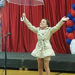 Emerson Harris during her talent performance. Harris was crowned Miss Windjammer Days 2016. STEVE EDWARDS/Boothbay Register