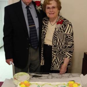 Richard and Joanne Cain were honored at a luncheon at Boothbay Baptist Church. Rubicam photo