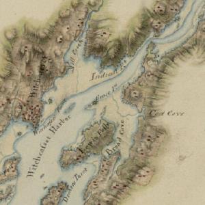 George Sproul’s 1772 map of the Midcoast. Courtesy photo