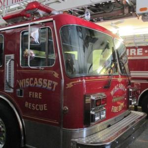 Ladder 1 has been road-tested is ready to roll at the Wiscasset Fire Department. PHIL DI VECE/Wiscasset Newspaper