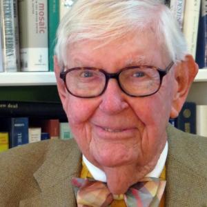 Noted historian and Boothbay Harbor summer resident William “Bill” Leuchtenburg. Courtesy of Jean Anne Leuchtenburg