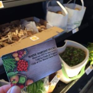 SNAP/EBT customers who sign up for the Morris Farm Store’s Harvest Bucks program receive a gift card. Every time Harvest Bucks shoppers make a purchase with SNAP/EBT, they receive half the value of their purchase back on their gift card, which can be redeemed at any time for local fruits and veggies. Courtesy photo