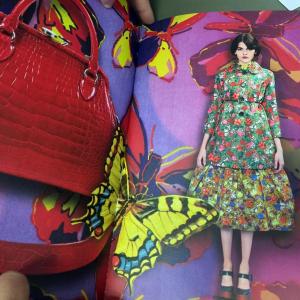 This centerfold in a high-quality Marc Jacobs catalog printed by Prints Charming Printers looks three-dimensional. It’s not.