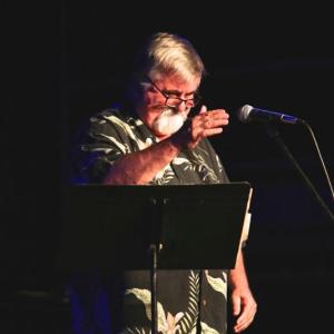 Danny Beal bestowing his blessing on the audience of approximately 200 at his 10th annual music event. Robert Mitchell photo Danny Beal Robert Mitchell photo