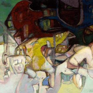 “Greed & Envy” is one of David Estey’s works to be included in his upcoming retrospective show at Studio 53 opening Aug. 30. Courtesy of Terry Seaman “Greed & Envy” - David Estey,