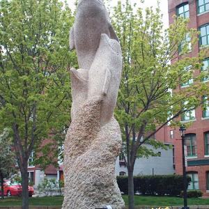 One of Cabot Lyford’s most beloved works “Life Force,” Portland, Maine. Julia Lyford Lane will share insights into her father’s genius at the Boothbay Railway Village on Tuesday, Aug. 9. Courtesy of Julia Lyford Lane.